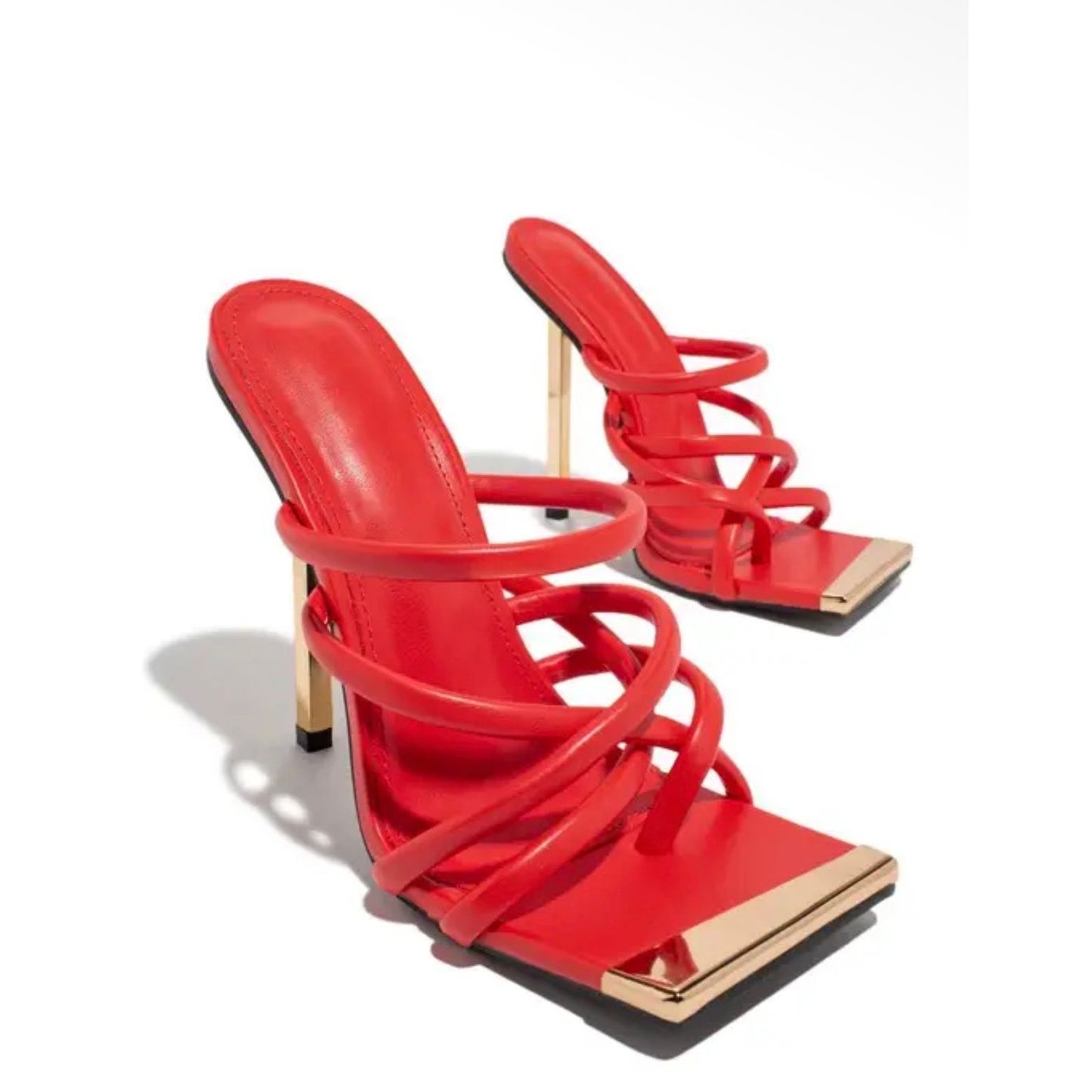 RED HOT AFFAIR STRAPPY MULE