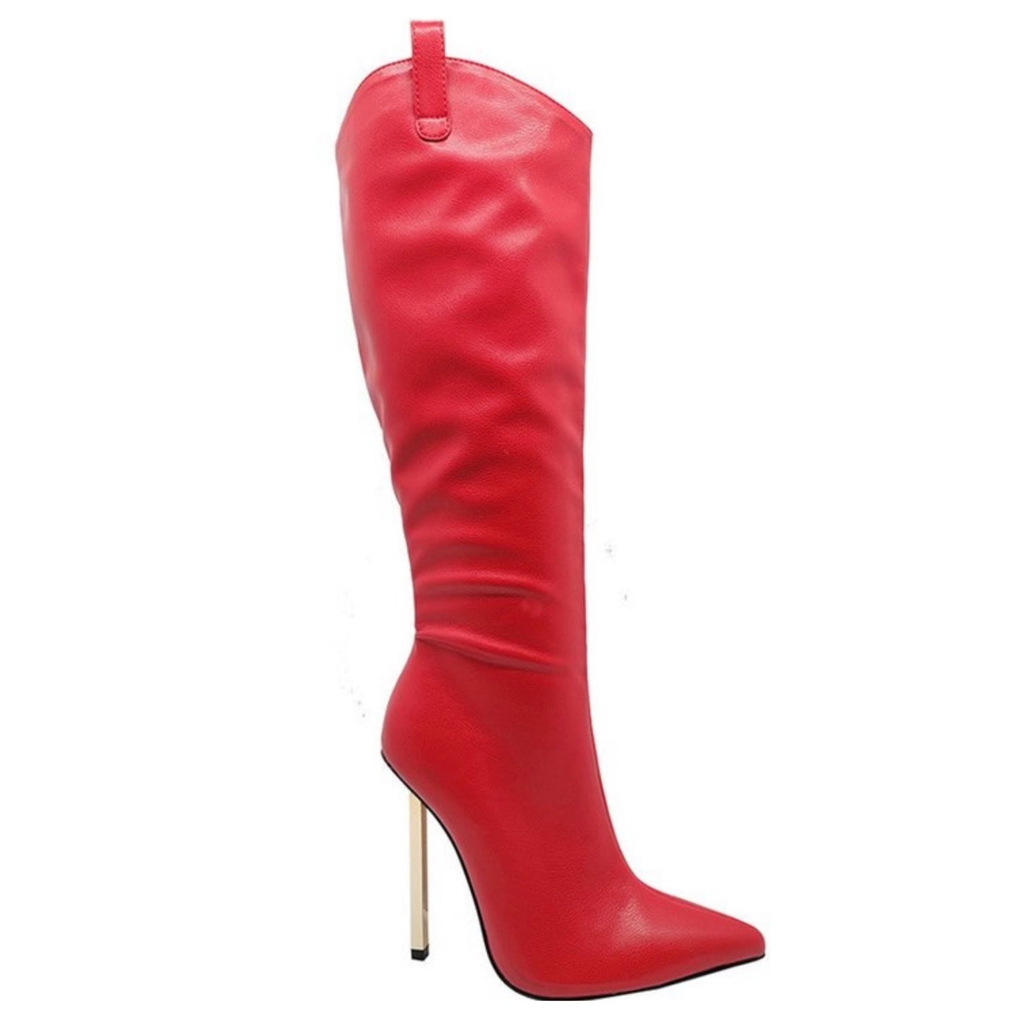 KIMMIE RED STILETTO BOOT