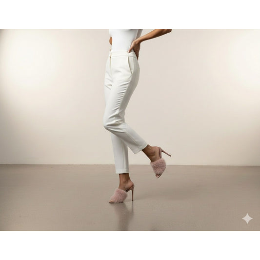 PINK FUR SLIPPER WAS $89.99 NOW $19.99