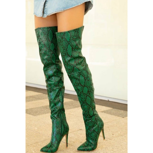 DANGER HIGH STILETTO BOOTS