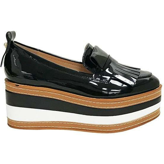 PATENT LEATHER FLAT WEDGE HEEL WAS $64.99 NOW $34.99